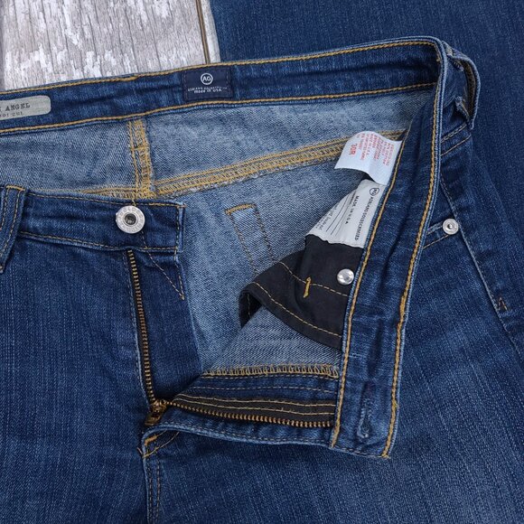 Adriano Goldschmied Jeans Womens 30x31 Angel Low Rise Bootcut Blue Denim Pants - Picture 7 of 8